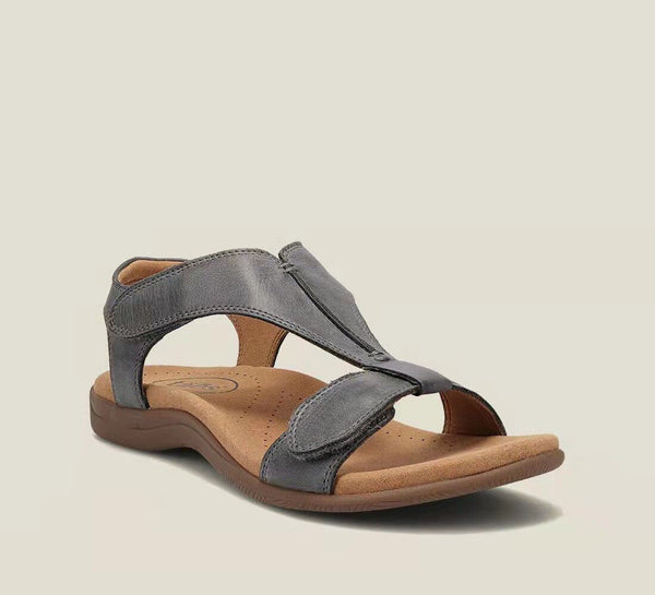 Women Thick-soled Wedge Heel Velcro Buckle Sandals Shoes