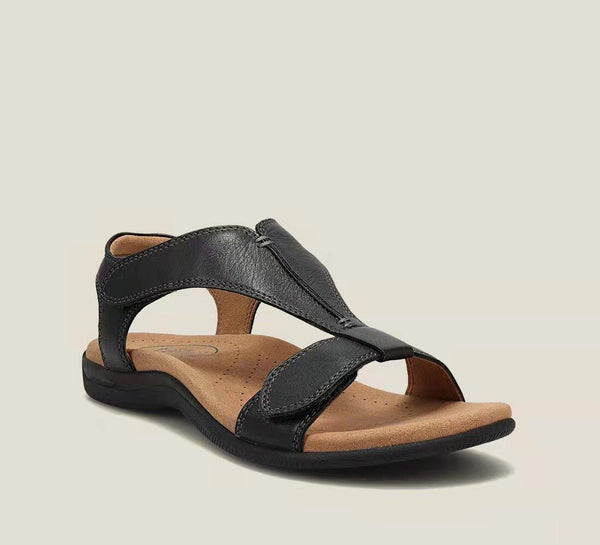 Women Thick-soled Wedge Heel Velcro Buckle Sandals Shoes