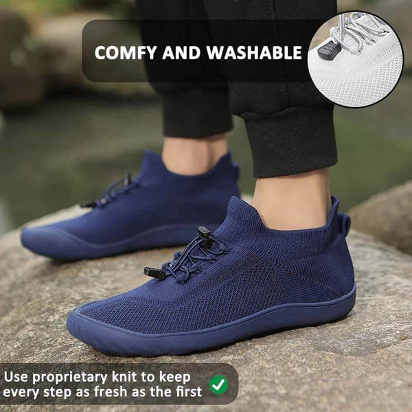 Zapatos de palma ancha, zapatos de pies anchos, zapatos de levantamiento de pesas de fitness deportivos sueltos, cómodos y de levantamiento de fitness suelto, cómodo y transpirable, zapatos casuales tejidos voladores (unisex)