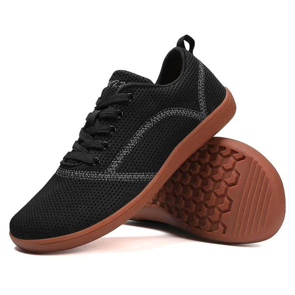 Nuevos zapatos de los pies anchos zapatos descalzos de superficie tejida volador