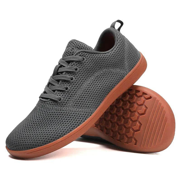 Nuevos zapatos de los pies anchos zapatos descalzos de superficie tejida volador