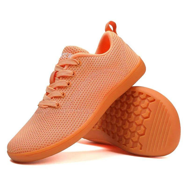 Nuevos zapatos de los pies anchos zapatos descalzos de superficie tejida volador