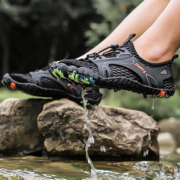 Zapatos descalzos para hombres de Kaegreel Slip Slip Resistente de malla resistente a agua de malla suave Wading Zapatos