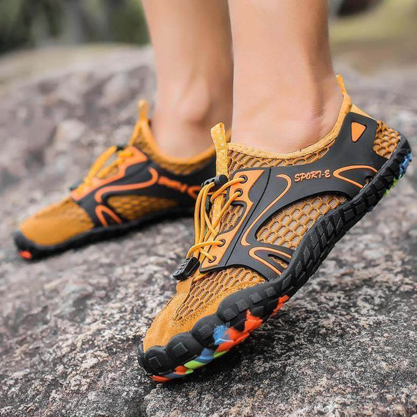 Zapatos descalzos para hombres de Kaegreel Slip Slip Resistente de malla resistente a agua de malla suave Wading Zapatos