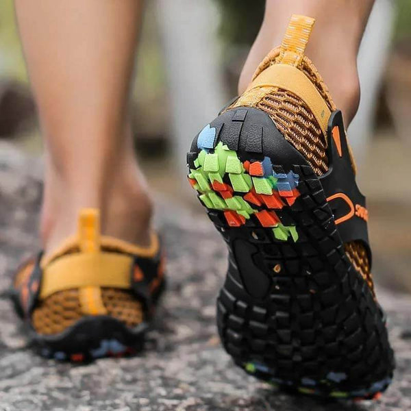 Zapatos descalzos para hombres de Kaegreel Slip Slip Resistente de malla resistente a agua de malla suave Wading Zapatos