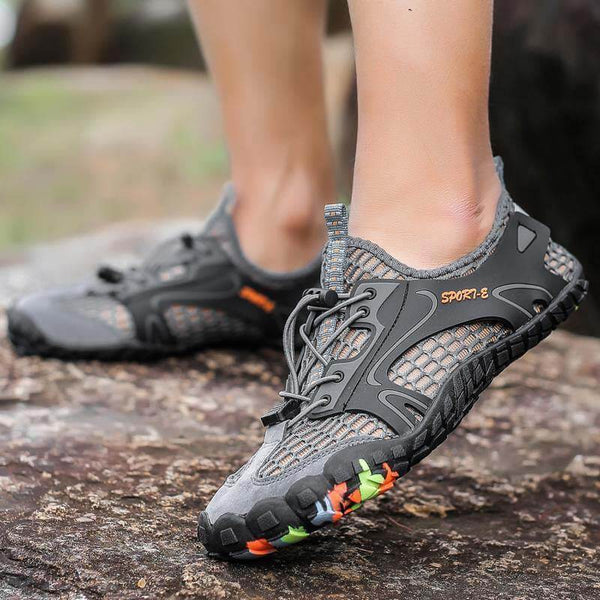 Zapatos descalzos para hombres de Kaegreel Slip Slip Resistente de malla resistente a agua de malla suave Wading Zapatos