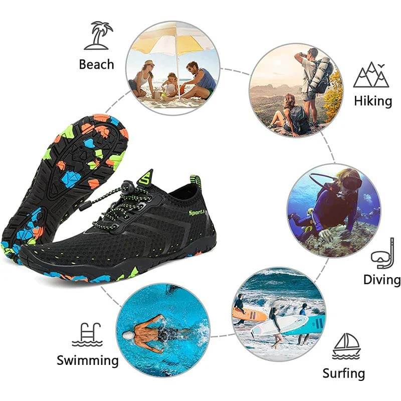 Herren Damen Strand Schwimmschuhe Quick Dry Socken Pool Schuhe für Surf