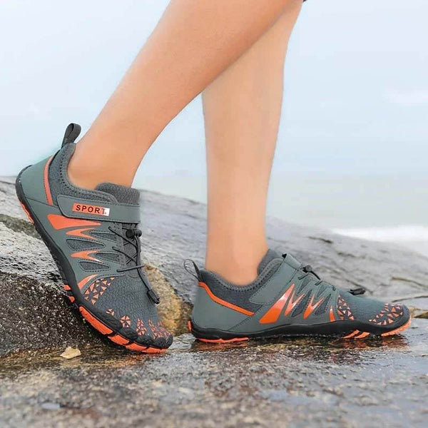 Zapatos descalzos para hombres zapatos de playa resistentes al desgaste sin deslizamiento para hacer ejercicio caminando caminata