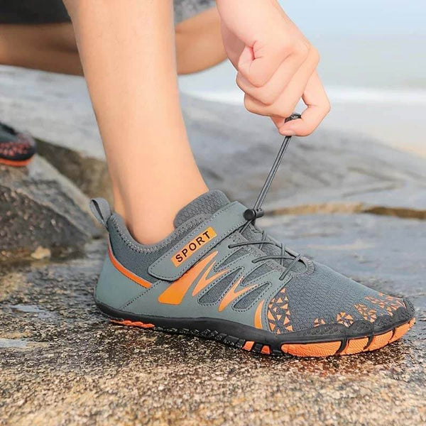 Zapatos descalzos para hombres zapatos de playa resistentes al desgaste sin deslizamiento para hacer ejercicio caminando caminata