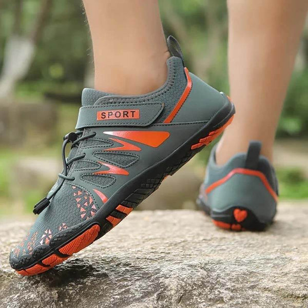 Zapatos descalzos para hombres zapatos de playa resistentes al desgaste sin deslizamiento para hacer ejercicio caminando caminata