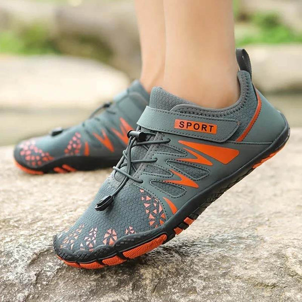 Zapatos descalzos para hombres zapatos de playa resistentes al desgaste sin deslizamiento para hacer ejercicio caminando caminata