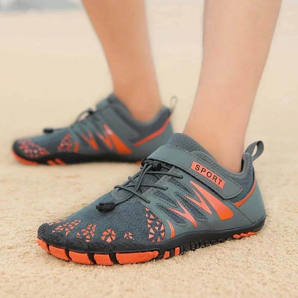 Zapatos descalzos para hombres zapatos de playa resistentes al desgaste sin deslizamiento para hacer ejercicio caminando caminata