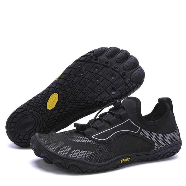 Nuevos zapatos de rastreo de río al aire libre para hombres y mujeres zapatos de agua que vadean la playa de natación de natación de montañismo zapatos de acondicionamiento físico de cinco dedos