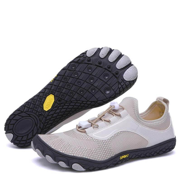 Nuevos zapatos de rastreo de río al aire libre para hombres y mujeres zapatos de agua que vadean la playa de natación de natación de montañismo zapatos de acondicionamiento físico de cinco dedos
