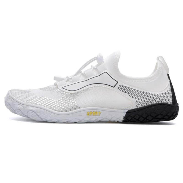 Nuevos zapatos de rastreo de río al aire libre para hombres y mujeres zapatos de agua que vadean la playa de natación de natación de montañismo zapatos de acondicionamiento físico de cinco dedos