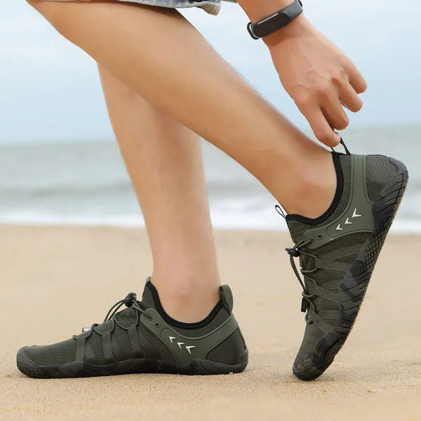 kaegreel barefoot shoes 31488 army green