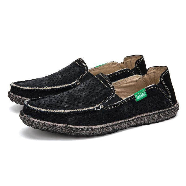 Zapatos de lona para hombres Slip on Deck Fabrica Tabella Casual Zapatos en bote sin deslizamiento Casual Loafer Flat Outdoor