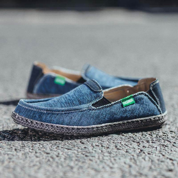 Zapatos de lona para hombres Slip on Deck Fabrica Tabella Casual Zapatos en bote sin deslizamiento Casual Loafer Flat Outdoor