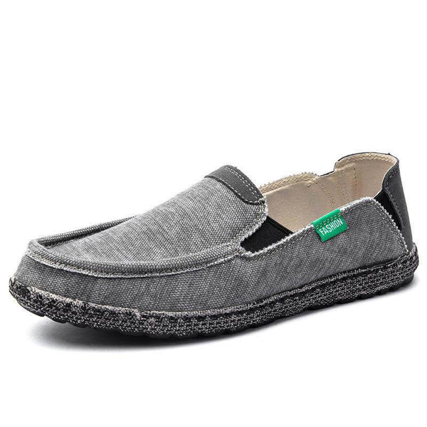 Zapatos de lona para hombres Slip on Deck Fabrica Tabella Casual Zapatos en bote sin deslizamiento Casual Loafer Flat Outdoor