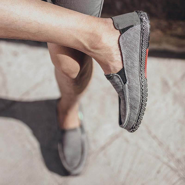 Zapatos de lona para hombres Slip on Deck Fabrica Tabella Casual Zapatos en bote sin deslizamiento Casual Loafer Flat Outdoor