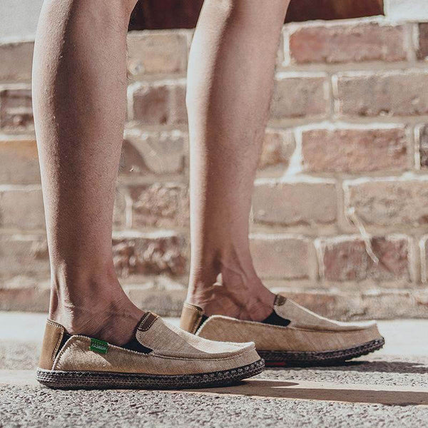 Zapatos de lona para hombres Slip on Deck Fabrica Tabella Casual Zapatos en bote sin deslizamiento Casual Loafer Flat Outdoor