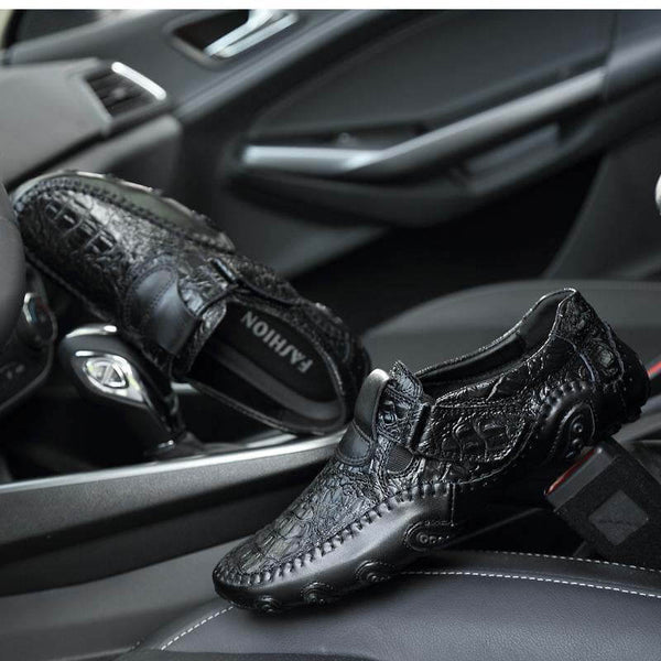 Kaegreel Peas zapatos cuero para hombres cuatro temporadas zapatos casuales pulpo zapatos británicos hechos a mano