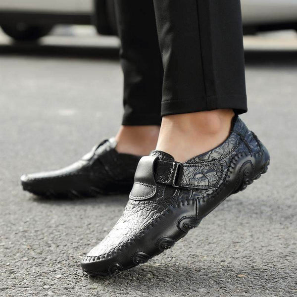 Kaegreel Peas zapatos cuero para hombres cuatro temporadas zapatos casuales pulpo zapatos británicos hechos a mano