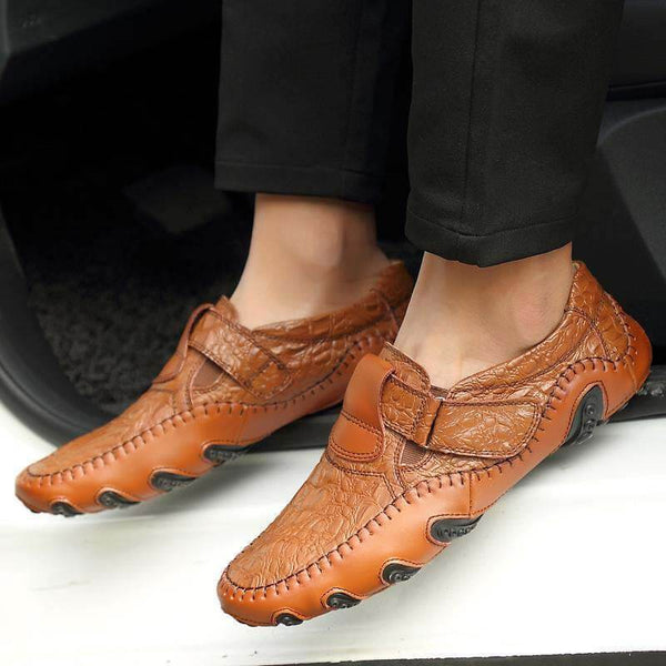 Kaegreel Peas zapatos cuero para hombres cuatro temporadas zapatos casuales pulpo zapatos británicos hechos a mano