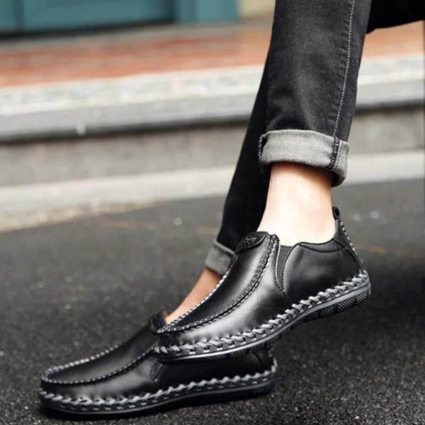 Kaegreel Men's informal New Sets Feet Business British Trend Leather Zapatos