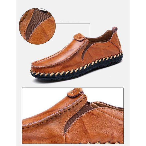 Kaegreel Men's informal New Sets Feet Business British Trend Leather Zapatos