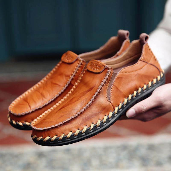 Kaegreel Men's informal New Sets Feet Business British Trend Leather Zapatos