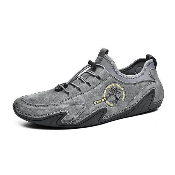 Zapatillas de cuero hechas a mano de Kaegreel para hombres Mocasines de conducción suave zapatillas de deporte