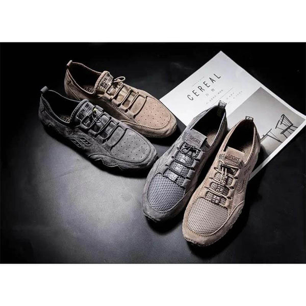 Hombres transpirable casual primavera verano cómodo zapatos de conducción al aire libre zapatillas de deporte