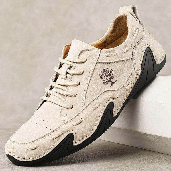 Kaegreel Hombre Hecho a mano Transpirable No Slight Soft Sole Suela de conducción casual