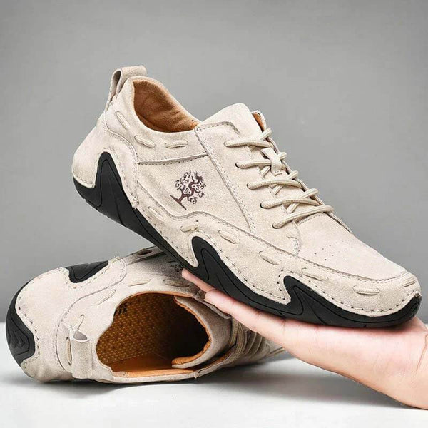 Kaegreel Hombre Hecho a mano Transpirable No Slight Soft Sole Suela de conducción casual