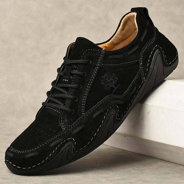 Kaegreel Hombre Hecho a mano Transpirable No Slight Soft Sole Suela de conducción casual