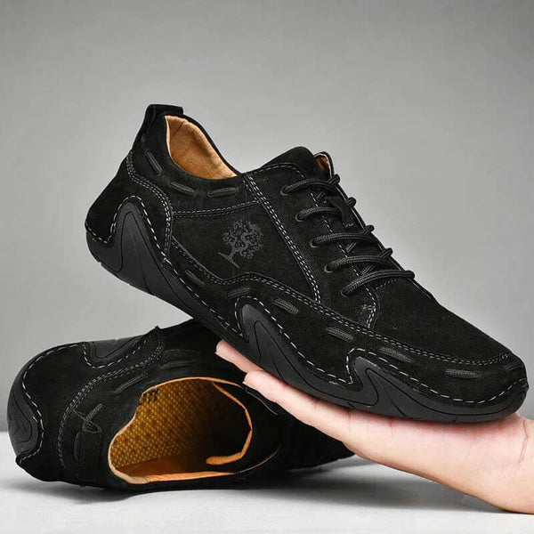 Kaegreel Hombre Hecho a mano Transpirable No Slight Soft Sole Suela de conducción casual