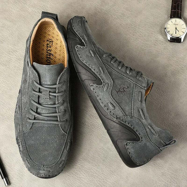 Kaegreel Hombre Hecho a mano Transpirable No Slight Soft Sole Suela de conducción casual