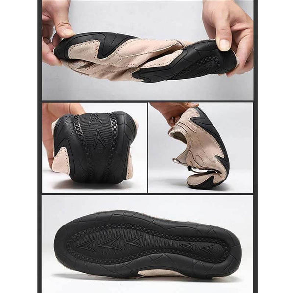 Kaegreel Casual de alta calidad de alta calidad Fashion de cuero de alta calidad Breavables zapatillas de deporte al aire libre