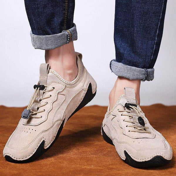 Kaegreel Casual de alta calidad de alta calidad Fashion de cuero de alta calidad Breavables zapatillas de deporte al aire libre