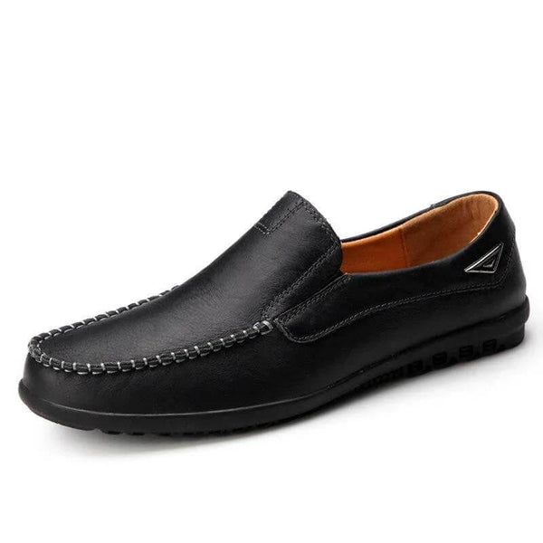 Kaegreel de cuero para hombres sin deslizamiento de mocasines suaves zapatos de conducción de mocasines