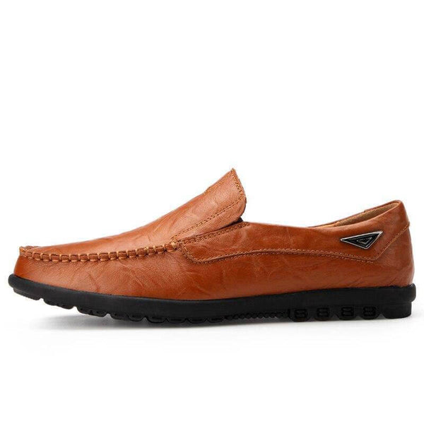 Kaegreel de cuero para hombres sin deslizamiento de mocasines suaves zapatos de conducción de mocasines
