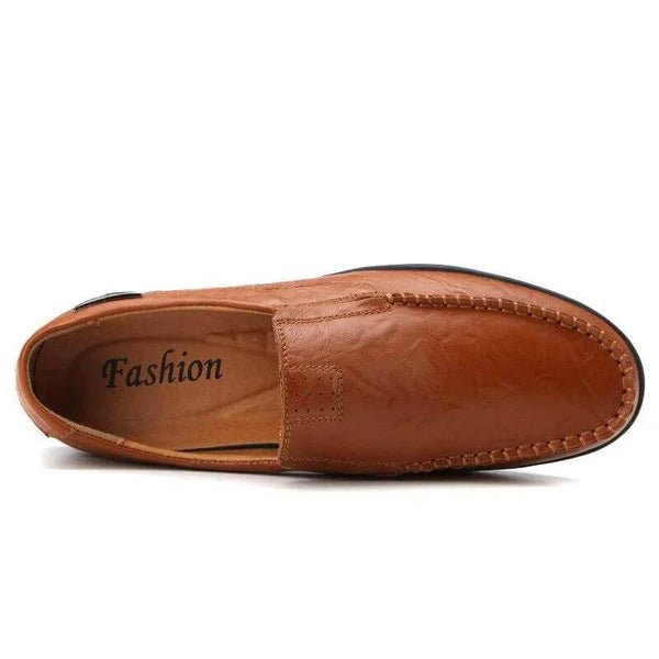Kaegreel de cuero para hombres sin deslizamiento de mocasines suaves zapatos de conducción de mocasines