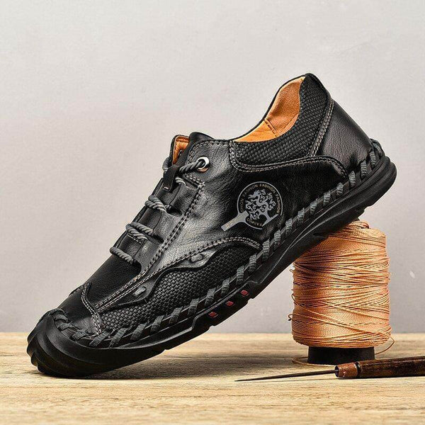 Negocio masculino zapato de cuero hecho a mano de alta calidad