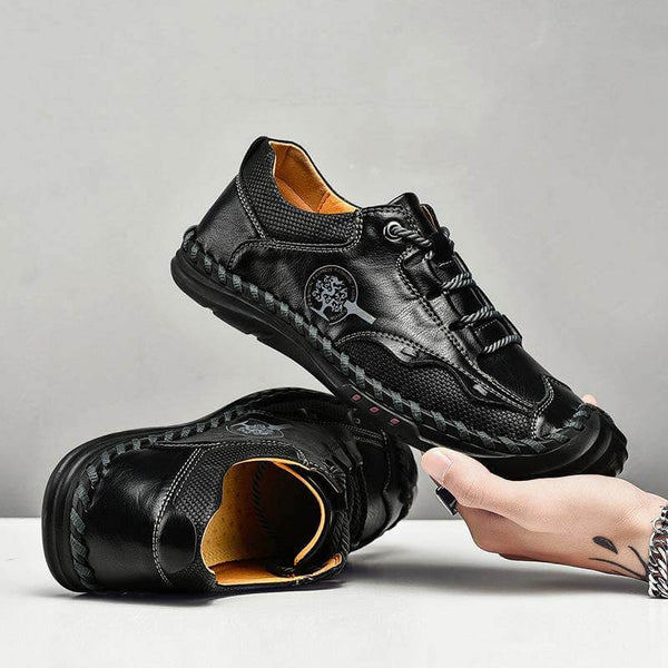 Negocio masculino zapato de cuero hecho a mano de alta calidad