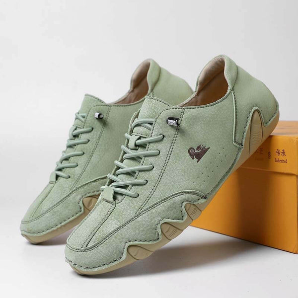 Zapatos de gamuza de velcro de velcro de mujer para mujeres zapatillas impermeables de cuero casual sin deslizamiento transpirable