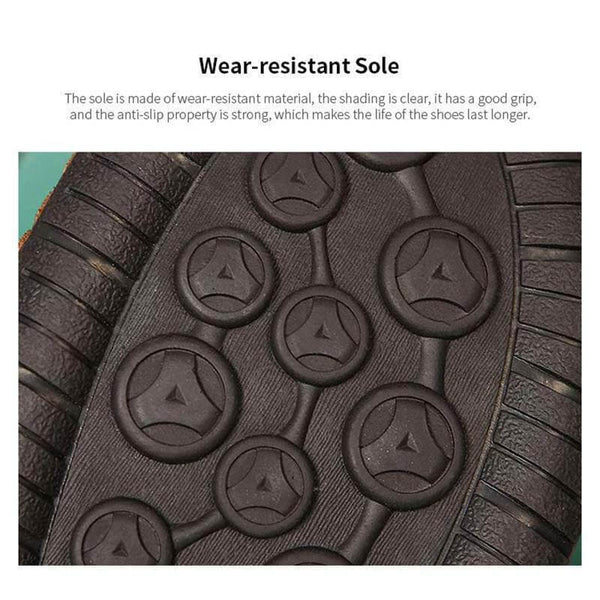 Kaegreel Hombre Costura a mano Vintage Microfibra Cuero de Cuero UP Cómoda Botas de tobillo suave