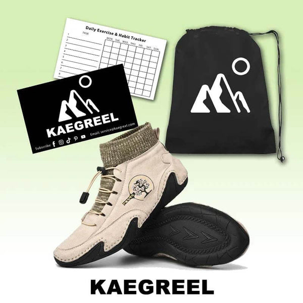 Botas de tobillo suaves de cuero hechas a mano de Kaegreel para hombre