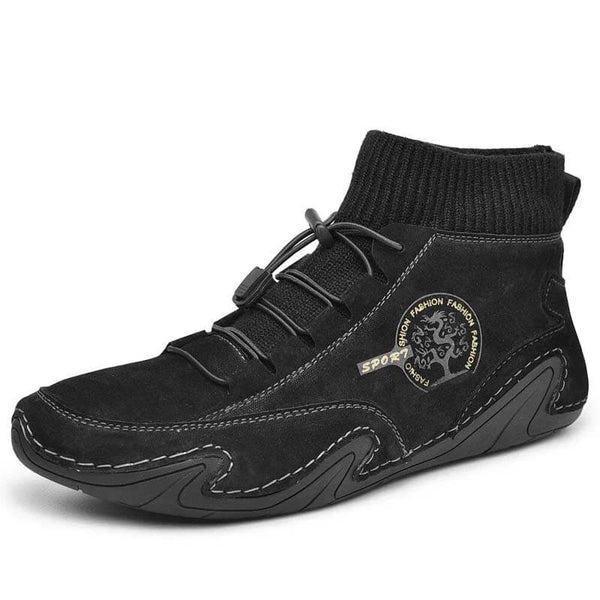 Botas de tobillo suaves de cuero hechas a mano de Kaegreel para hombre