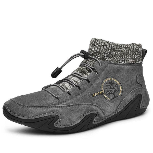 Botas de tobillo suaves de cuero hechas a mano de Kaegreel para hombre
